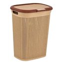 Корзина для белья LA-160 евровязка 45л бежевый