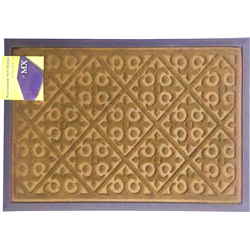 Коврик с кантом однотонный 60х90 прямоугольный бежевый