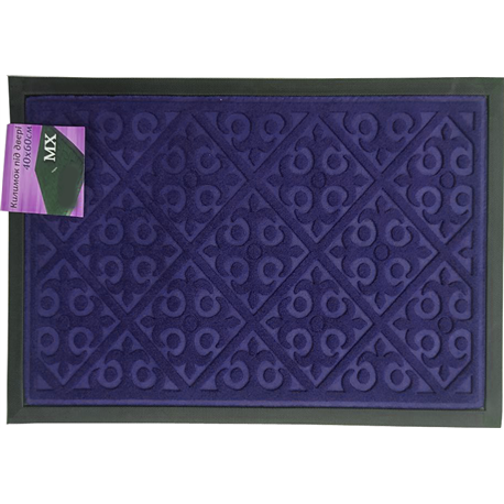 Коврик с кантом однотонный 45x75 прямоугольный