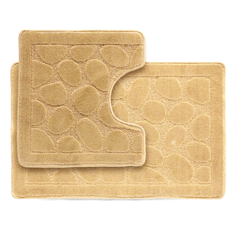 Коврик 2-й 60х100 турция кремовый