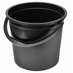Відро 10л Х для холодних продуктів з пластиковою ручкою чорне