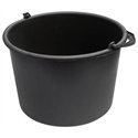 Ведро 16л Х PP/PE с пластиковой ручкой черное