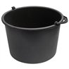 Ведро 16л Х PP/PE с пластиковой ручкой черное