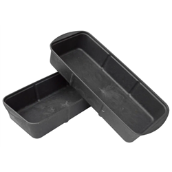 Піддон для розсади Х малий чорний 385х160х65 