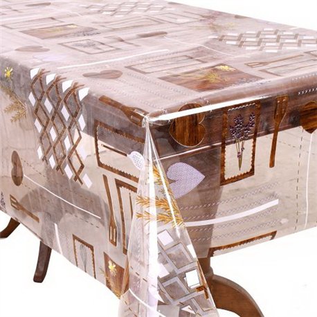 Клейонка France 1,40*30м рулон силікон MA-5517