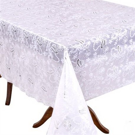 Клейонка 1,37*20м рулон LACE Ажур MA-4805 біла