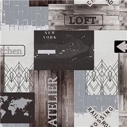 Клеенка Premium 1,37*25м рулон на нетканой основе MA-4469