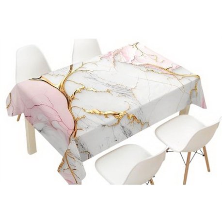 Клеенка-скатерть 1,40*1,8м*10шт отрезная в рулоне Fiesta на тканевой основе MA-5333-1.8