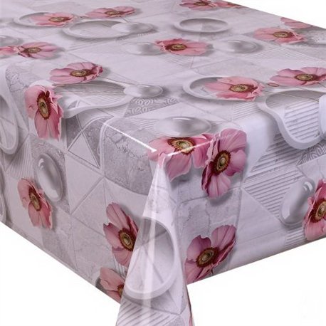 Клейонка Glossy 1,37*20м рулон 3-х шарова на тканинній основі MA-5424