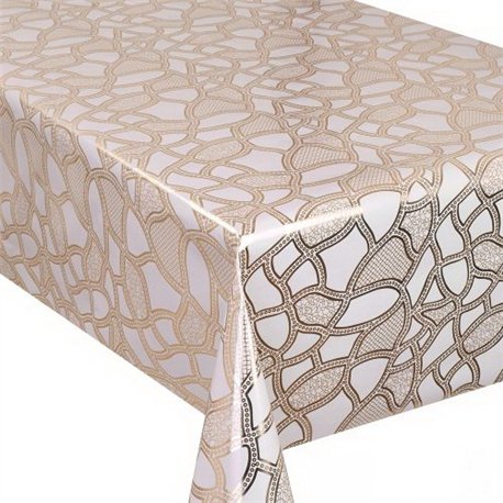 Клеенка Марсель 1,37*20м рулон на тканевой основе глянец MA-5476