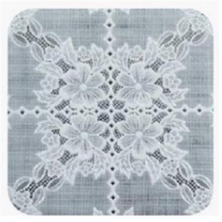 Клейонка 1,37*20м рулон LACE Ажур MA-5724 біла