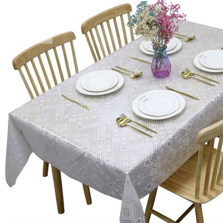 Клеенка 1,37*20м рулон LACE Ажур MA-5729 белая