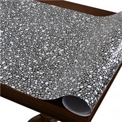 Клеенка жидкое стекло Laser 0,60мм-0,60*20м рулон с рисунком голограмма MA-5933