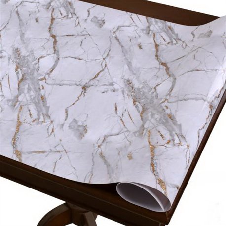 Клейонка рідке скло Laser 0,60мм-0,60*20м рулон з малюнком голограма MA-5934-60