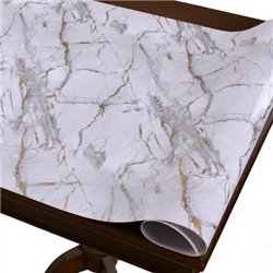 Клеенка жидкое стекло Laser 0,60мм-0,80*20м рулон с рисунком голограмма MA-5934-80