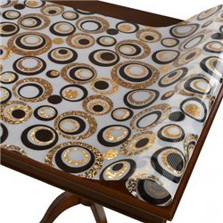 Клеенка жидкое стекло Laser 0,60мм-0,80*20м рулон с рисунком голограмма MA-5936-80