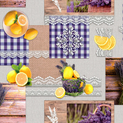 Клеенка 1,35*25м рулон Mariya Classic J6505-3