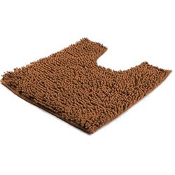 Килимок Лапша туалетник 60х40 коричневий світлий
