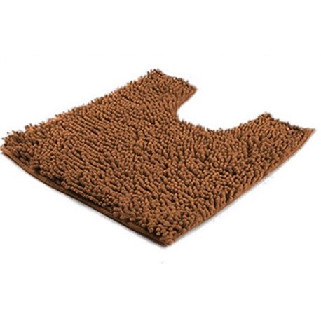 Коврик Лапша туалетник 60х40 коричневый светлый