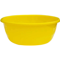 Таз  6л круглый цветной МП 28х12см желтый