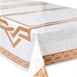 Клейонка-скатертина 1,40*1,8м*10шт відрізна в рулоні Fiesta на тканинній основі MA-5332-1.8