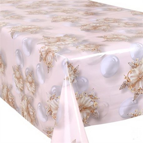 Клеенка Glossy 1,37*20м рулон 3-х шаровая на тканевой основе MA-4527