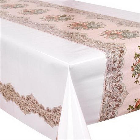 Клеенка Glossy 1,37*20м рулон 3-х шаровая на тканевой основе MA-5382