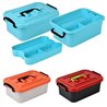Бокс контейнер 3,8л кольоровий ПБ-973 з ручкою та вкладишем