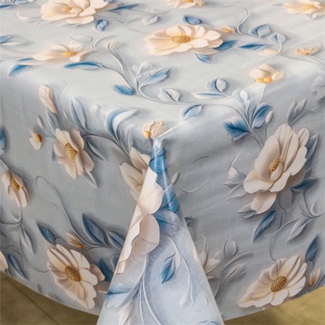 Клейонка 1,40*20м рулон фотодрук 3-х шарова 685A