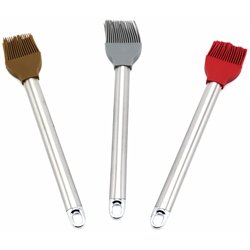 Кисточка 4053 силикон металлическая ручка 25см