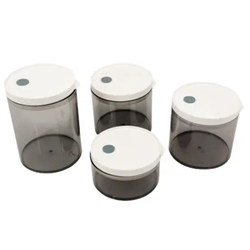 Набор 1673 прозрачных баночек 4шт