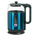 Электрочайник 2140 1,6л диск стекло голубой