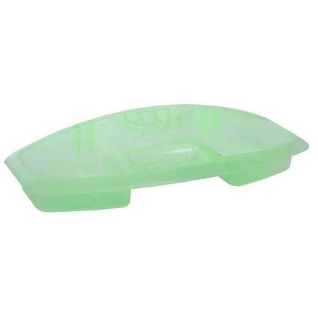 Мыльница Тройная Консенсус салатовый прозрачный