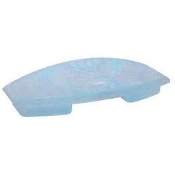 Мыльница Тройная Консенсус голубой прозрачный