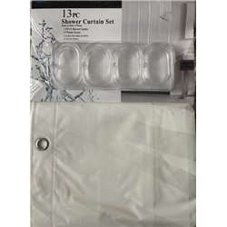 Штора SC13 силикон 180х180 белый