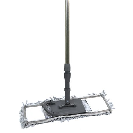 Швабра Натирач лапша 208 метал телескоп ручка хром