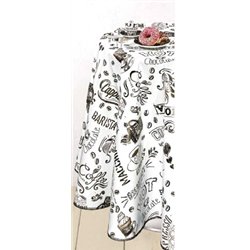 Клеенка 1,40*20м рулон Dekorama 031B газетка barista