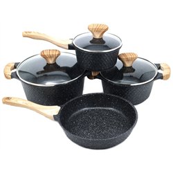 Кастрюли 3035 Styleberg набор 4шт крышка стекло