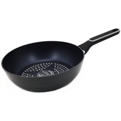 Сковорода 3037 Styleberg кований алюміній 24см глибока з силіконовою кришкою