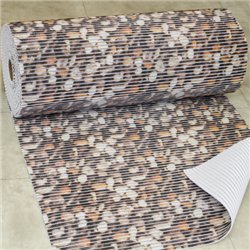 Аквамат 0,80м рулон 15м Aqua Flex 11201 коричневый камни