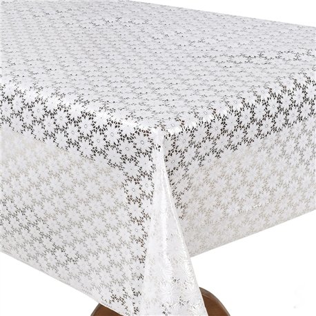 Клеенка 1,37*20м рулон LACE Ажур MA-5720 белая