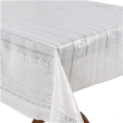 Клеенка 1,37*20м рулон LACE Ажур MA-5726 белая