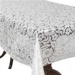 Клейонка 1,37*20м рулон LACE Ажур MA-5730 біла
