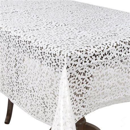 Клейонка 1,37*20м рулон LACE Ажур MA-5732 біла