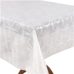 Клейонка 1,37*20м рулон LACE Ажур MA-5735 біла