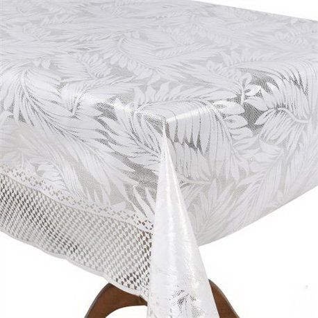 Клеенка 1,37*20м рулон LACE Ажур MA-5736 белая