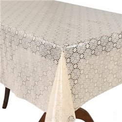 Клейонка 1,37*20м рулон LACE Ажур MA-5740 бежева