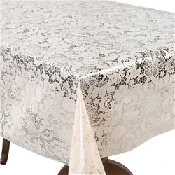 Клейонка 1,37*20м рулон LACE Ажур MA-5747 бежева