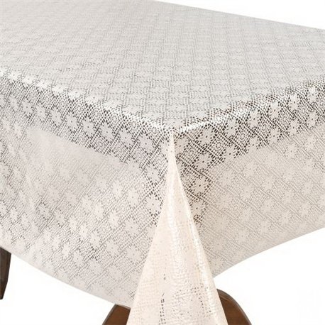 Клейонка 1,37*20м рулон LACE Ажур MA-5751 бежева