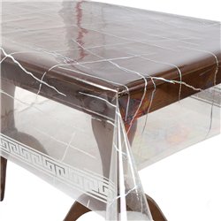 Клейонка м'яке скло 1,37*20м рулон Laser голограма MA-5874